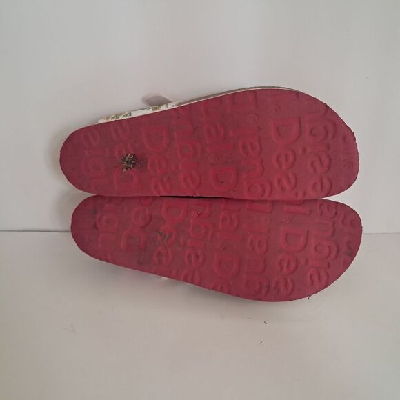 Desigual Sandals Women's 8 Floral Colorful Artsy Summer Boho Coastal Preppy - Picture 5 of 5